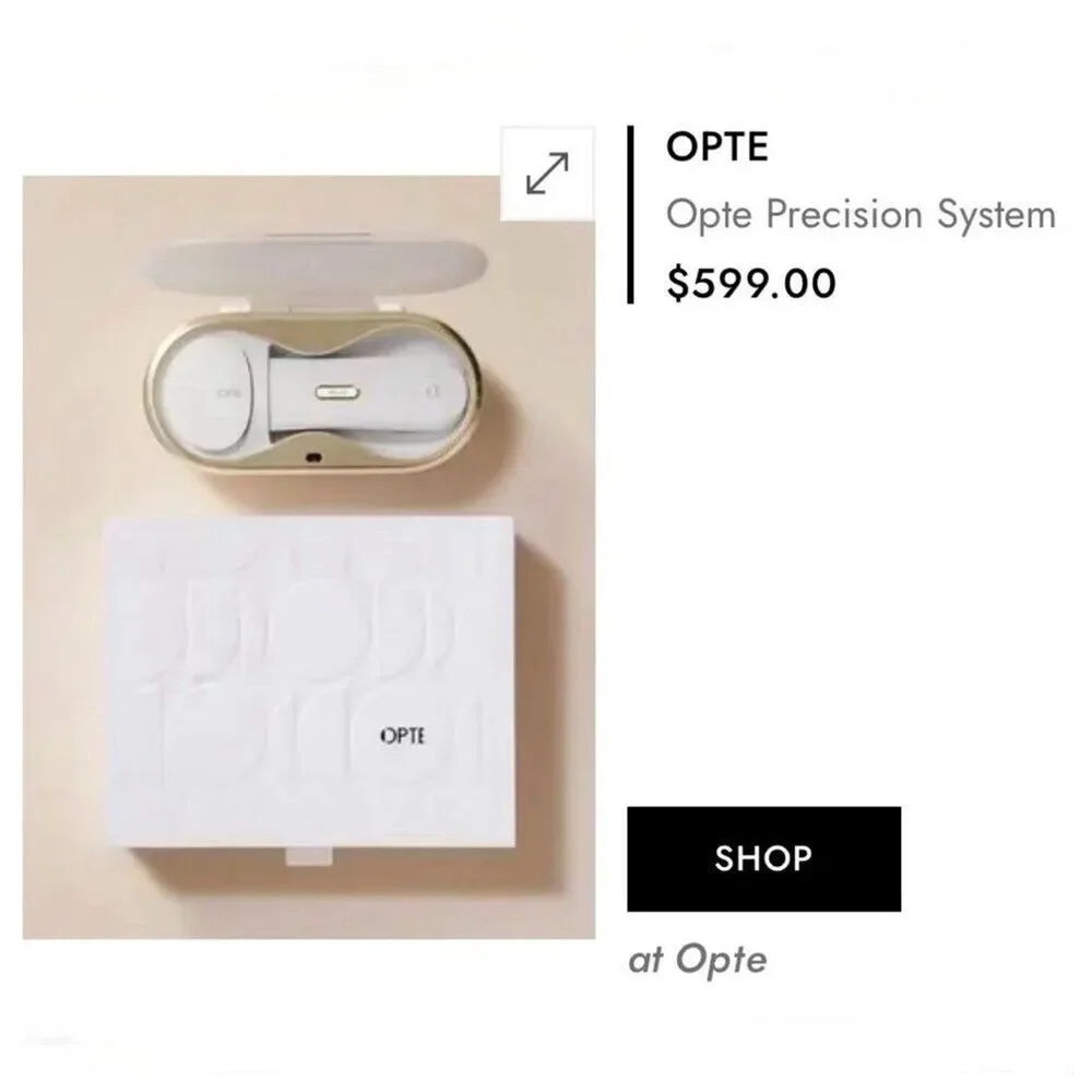 Opte Precision Skincare System Inkjet Makeup Wand +2 Refills Fair Light Formula